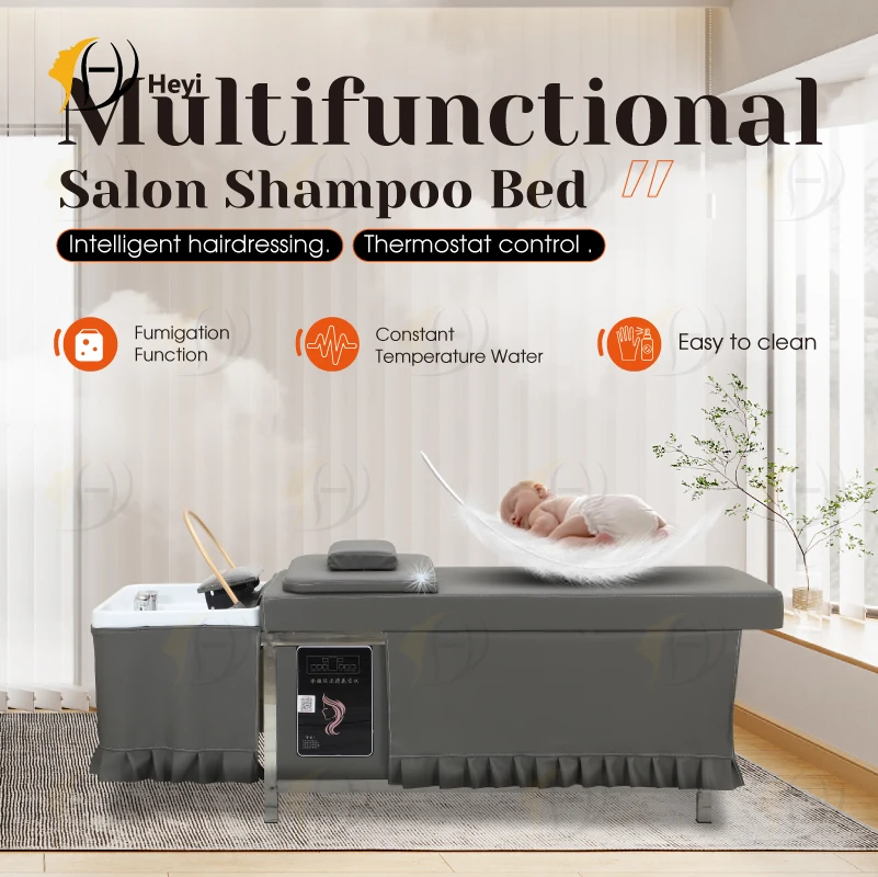 thai hair washing salon nursing therapy headspa water circulation spa massage shampoo bed