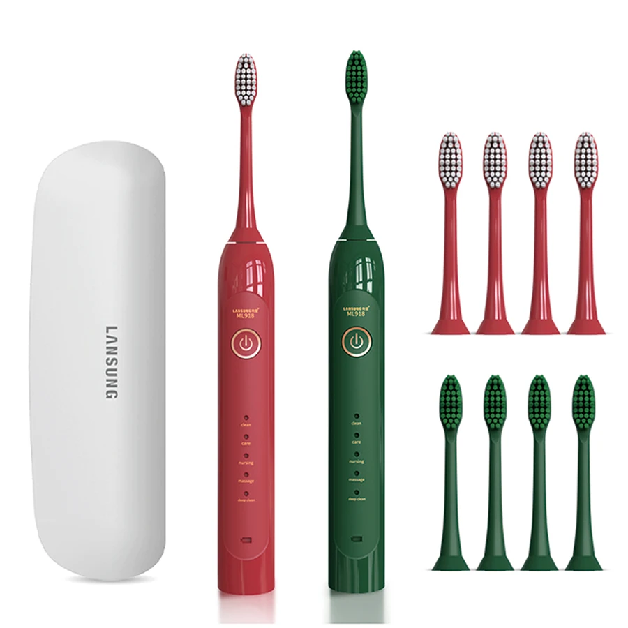 Smart sonic Whitening Dupont Soft Brush Rechargeable Silent Electric toothbrush
