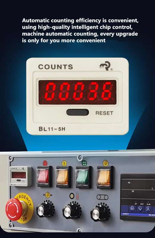 Vertical type ink roller continuous band plastic bag sealer sealing machine with digital control