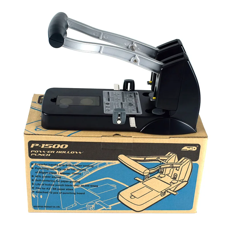 P-1500 2 Hole 150 Sheets Heavy Duty Punch