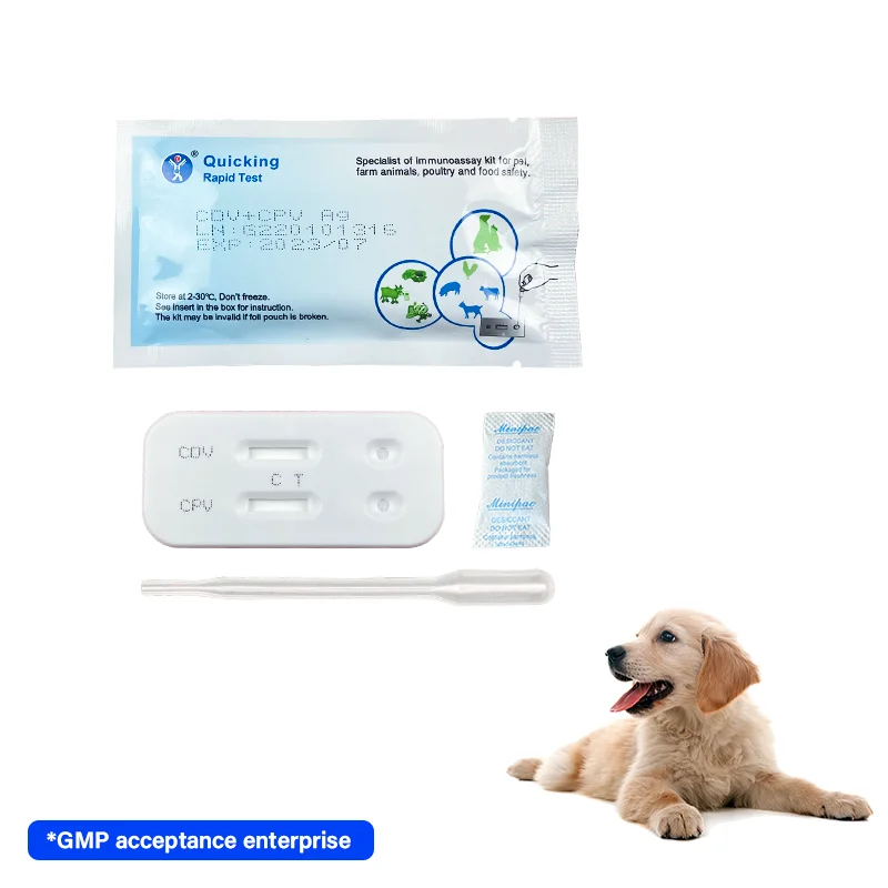 CPV Ag test kit for dog /Canine Parvovirus ag rapid test ki/vet diagnostix test parvo