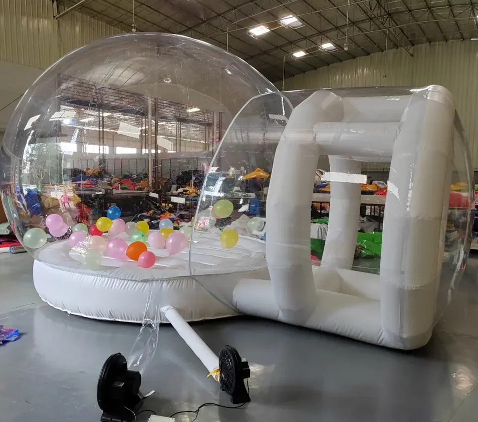 Горячая распродажа прозрачная палатка надувной купол пузырь дом для воздушных шаров, летающих внутри