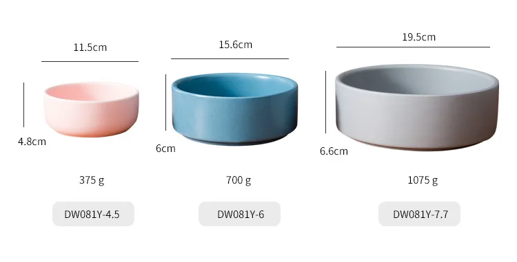 Pet Feeder Dog And Cat Supplies Bowl Pet Bowls & Feeders Ceramic Pet Bowl