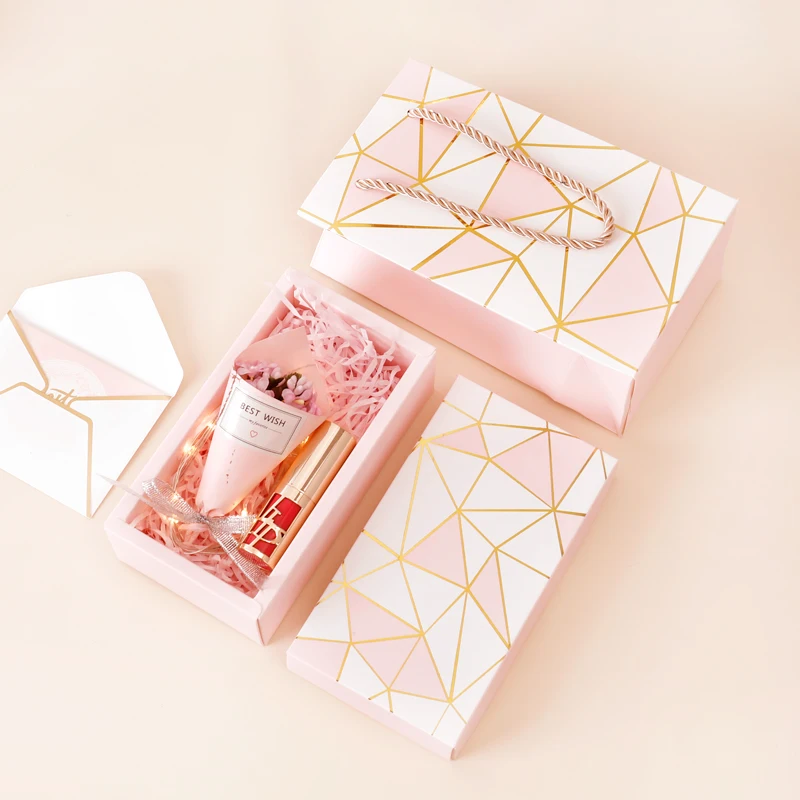 Packaging Gift Box Wedding Favors Perfume Bottle with Box Packaging Luxury Candle Box Packaging