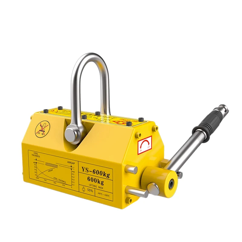 Hoisting Magnet Lifting Portable Magnetic Lift Crane 500kg 1ton 3ton Permanent Magnetic Lifter