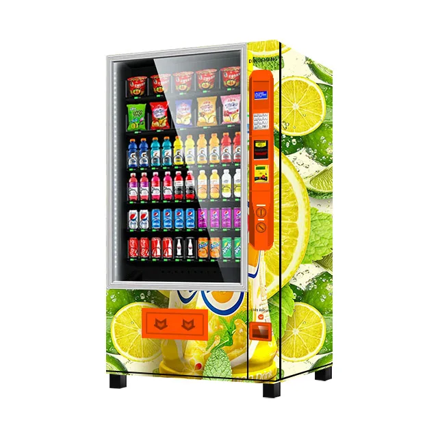 Automatic Snack Bottled Water Beer Cold Drink Vending Machine Factory Convenient Store Vending Machines