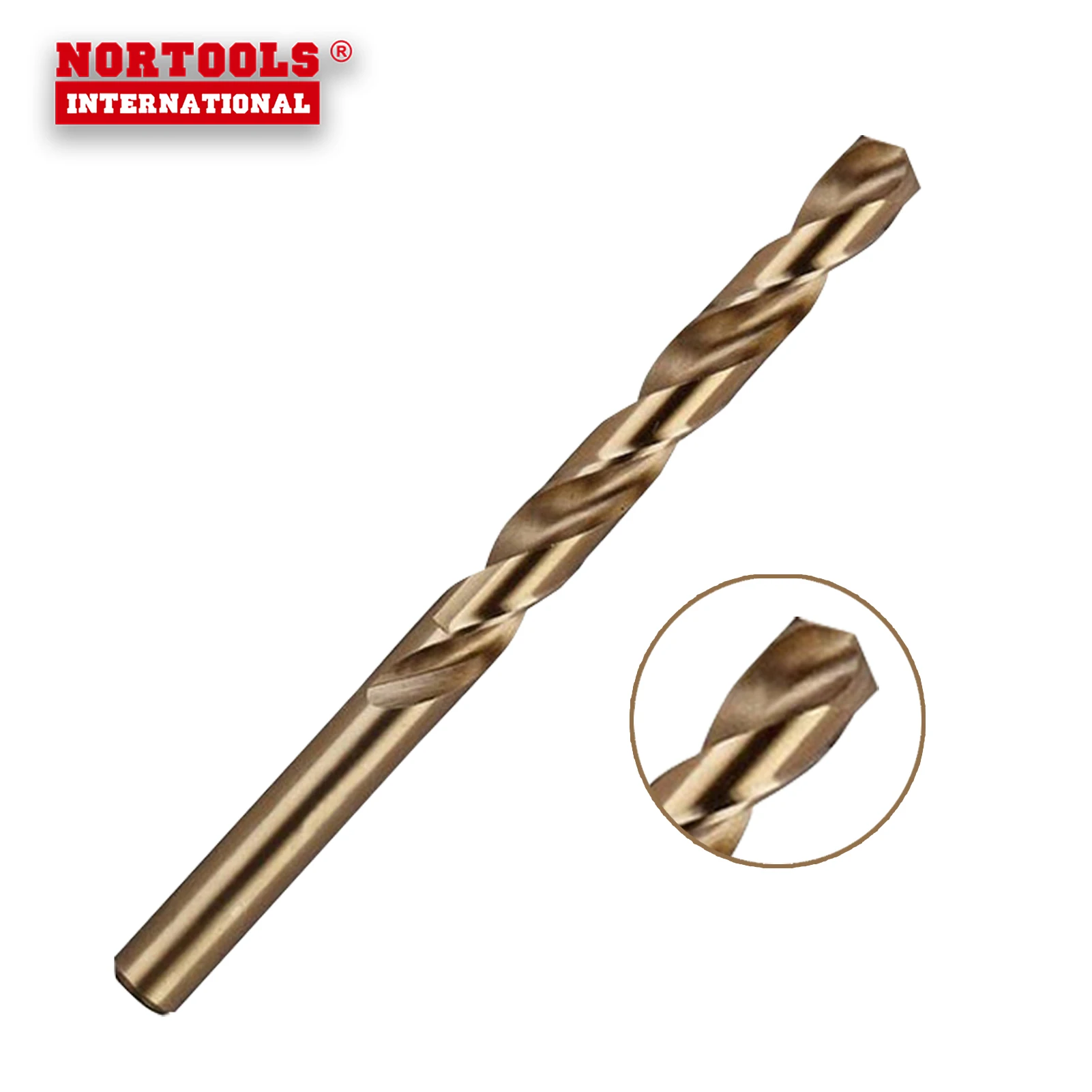 High Quality DIN338 M35 split point HSS-E Cobalt twist drill bits for metal drilling