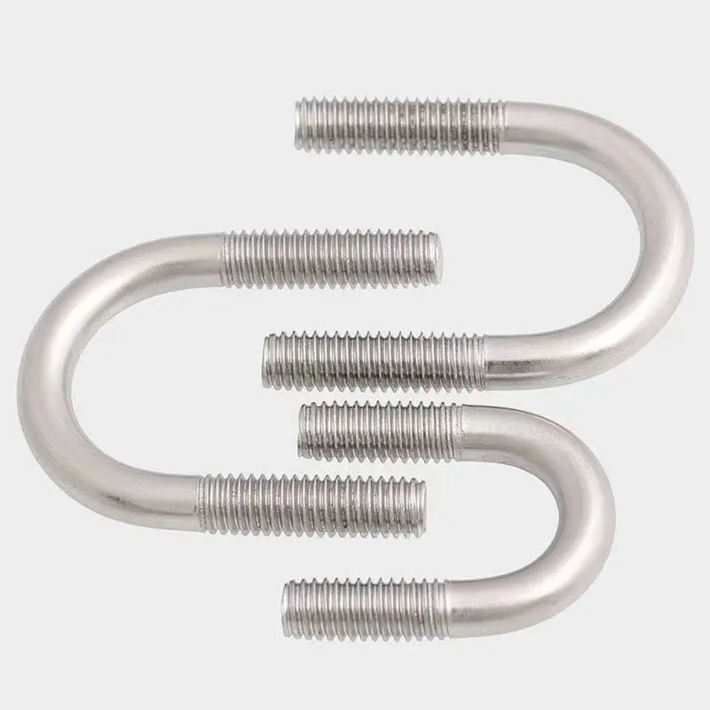 Good Quality Metric Series A2 M6 Pipe Diameter( 14~76mm) U Sizes Bolt Used With Angle Steel