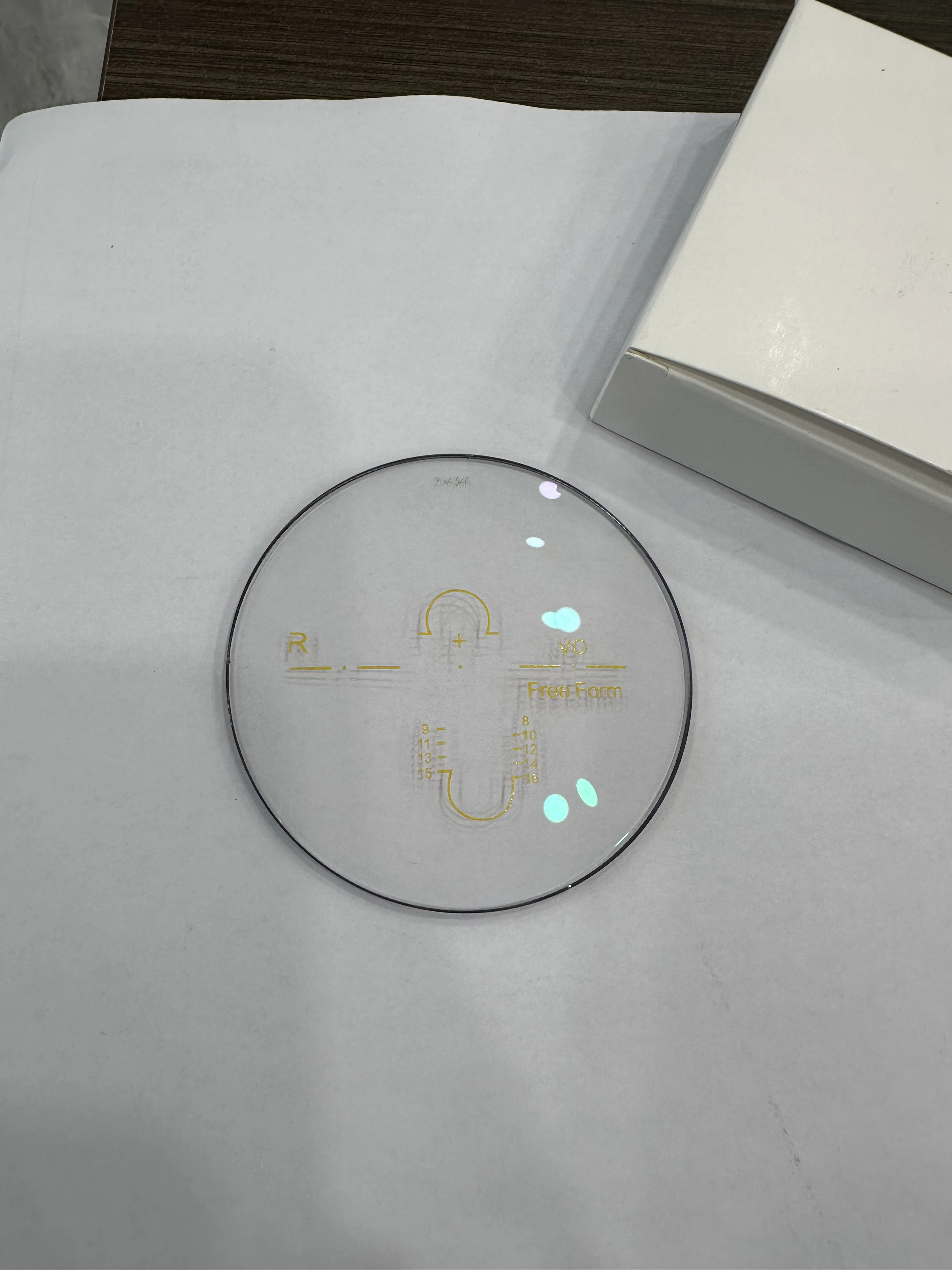 Hot Sale Radiation Protection 1.56 Index Progressive Optical Lens Photo Grey and Brown Blue Cut Lenses