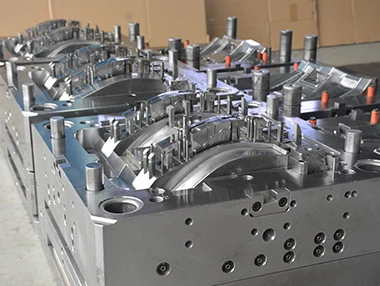 Custom Front Bumper Assembly Auto Parts Body Kit with Headlight Plastic Injection Mold for Car Accessories