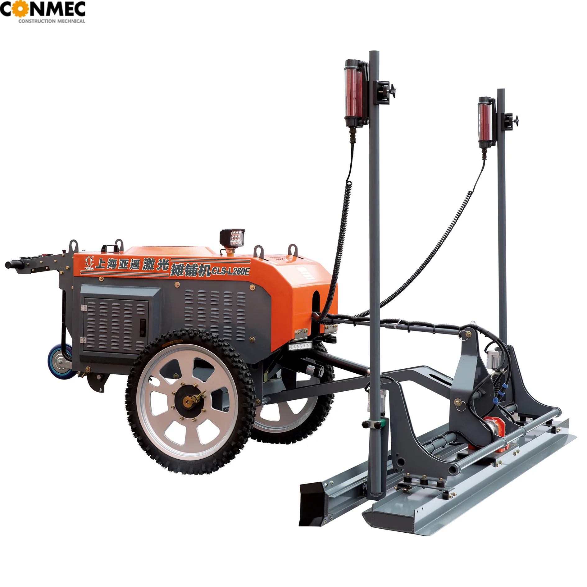Factory direct sale high quality concrete laser leveling screed with Honda Generator