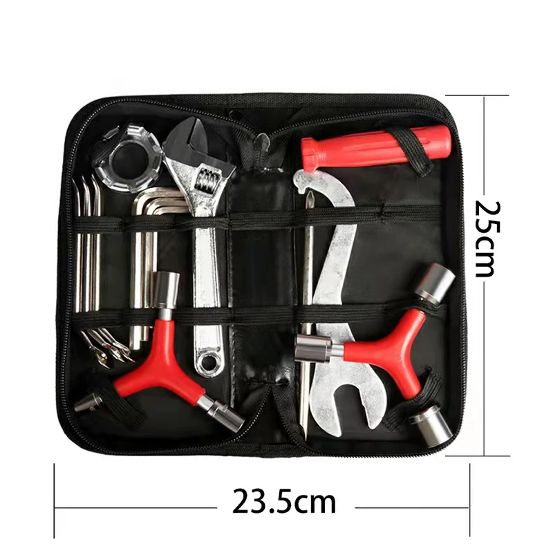 Bike Tools Kit Professional Bicycle Repair Cycling Multitool Chain Pedal Wrench Hex