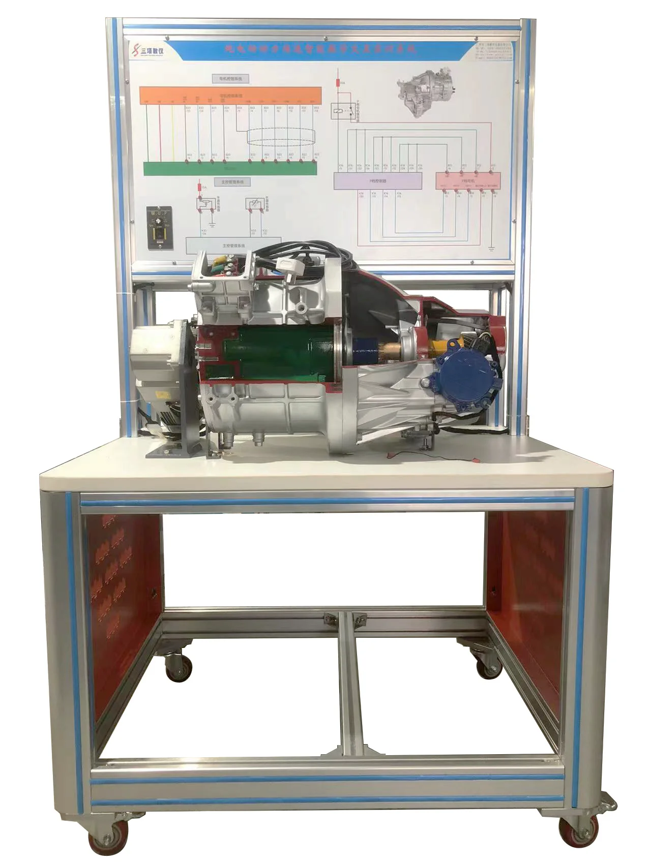 Pure electric battery management system and charging training platform