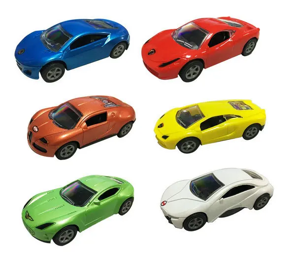 Wholesale Simulation Racing mini children toy diecast  Sliding Toy car model toy vehicles for kids