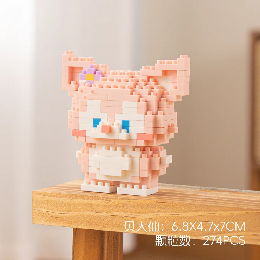 Wholesale Custom Diy Diamond Mirco Particle 3d Model Cartoon Figures Building Blocks Mini Puzzle Sets Toys