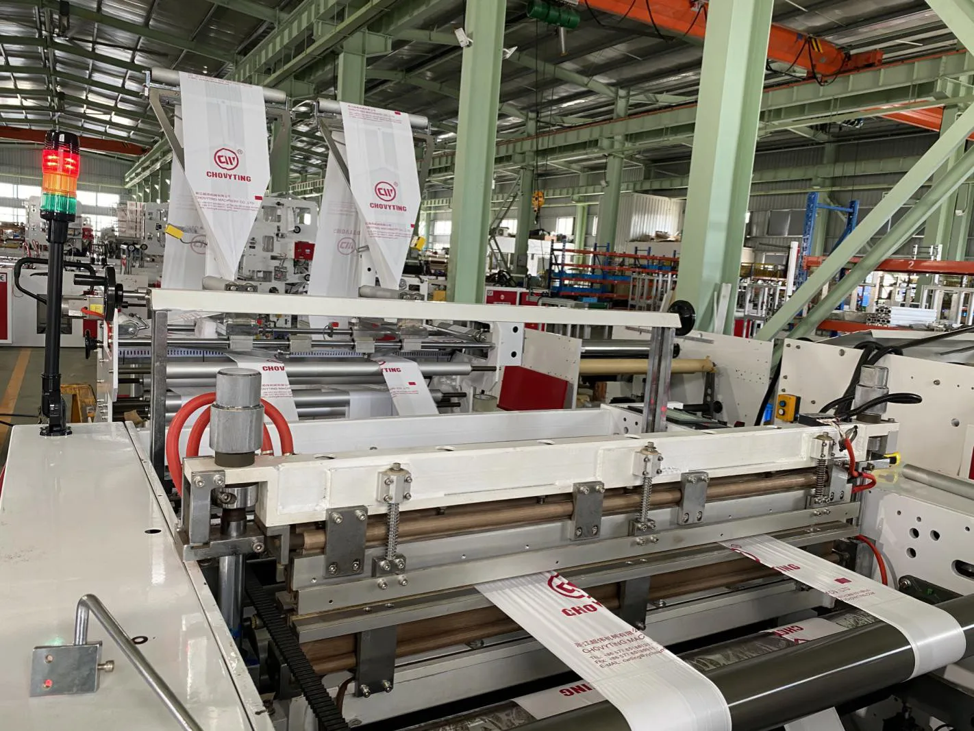 2 рулон брезентовой ткани мешок делая машину без сердечника нижняя звезда горячо запечатанные мешки для мусора в рулоне PE пластик формирующая машина