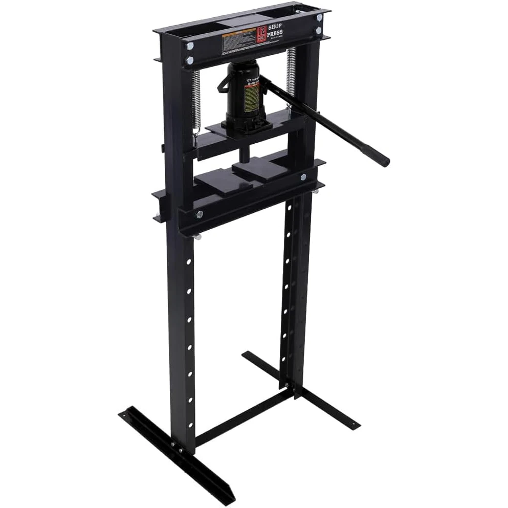 10ton hydraulic shop press 12-Ton Capacity  hydraulic Floor Mount with Press Plates