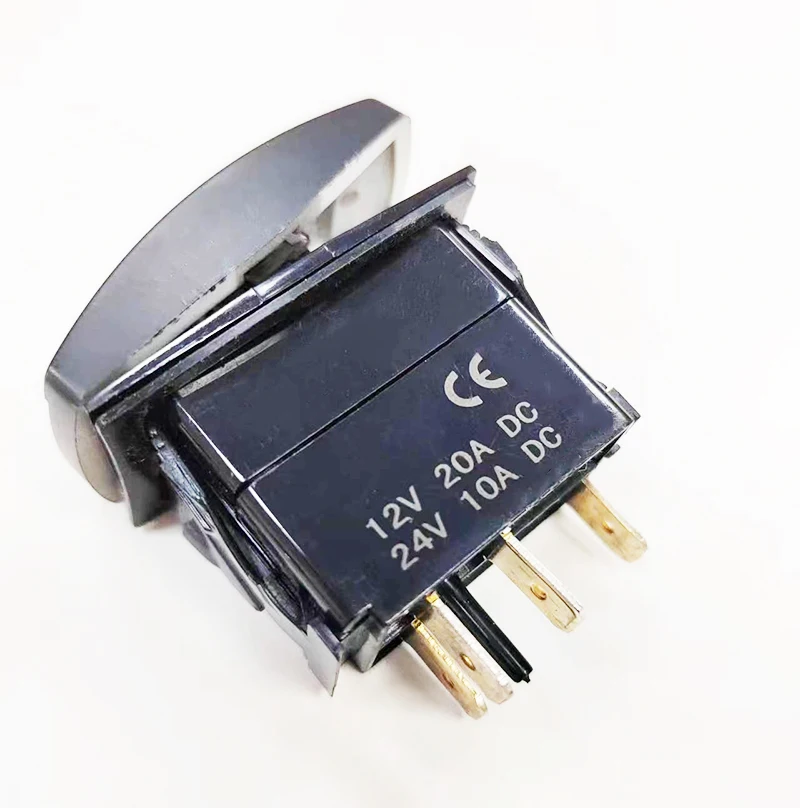 4 Pin SPDT ON-ON rocker switch with LED Light WINCH rocker switch for Marine Boat Switches