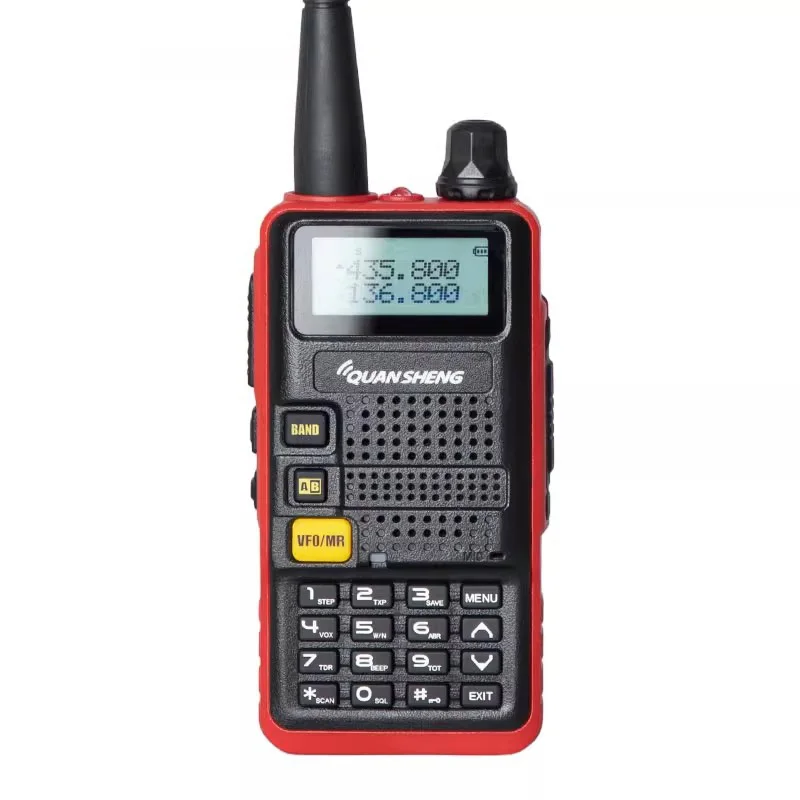 Quansheng UV-R50-3 Dual Band Alarm Function Wireless Long Range Intercom Transceiver 2 Way Radio Walkie Talkie