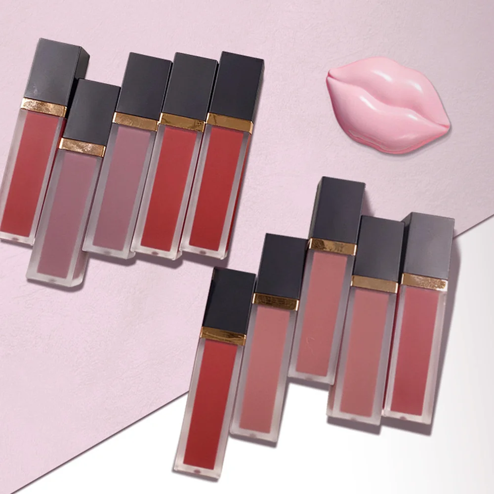 AKIACO Private label matte lip gloss tint OEM makeup lipgloss private label