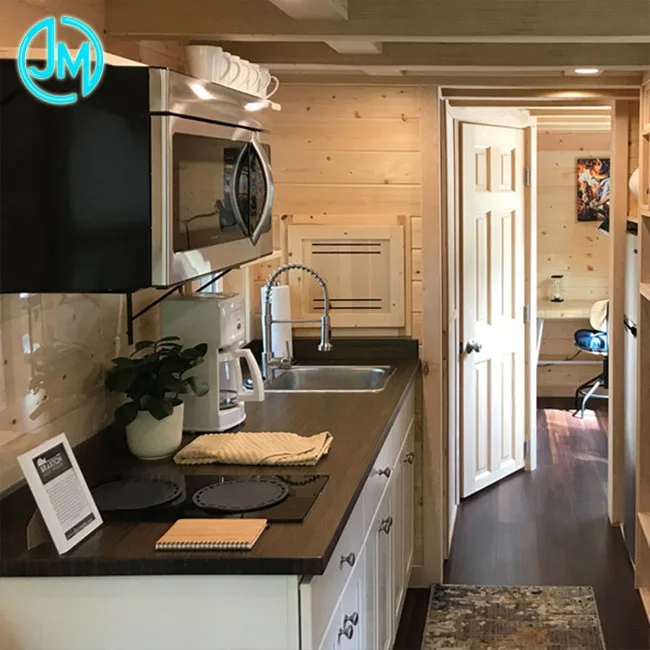 AS/NZS Standard Prefabricated Prefab Light Steel Frame Mobile House Tiny House on Wheels with Trailer