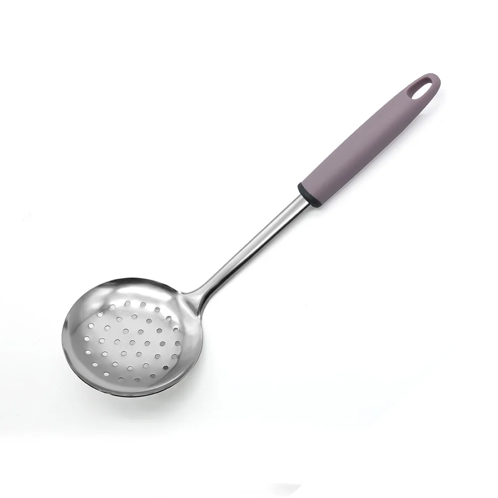 wholesale kitchen accessories stainless steel kitchen cookint utensil set with PP handle