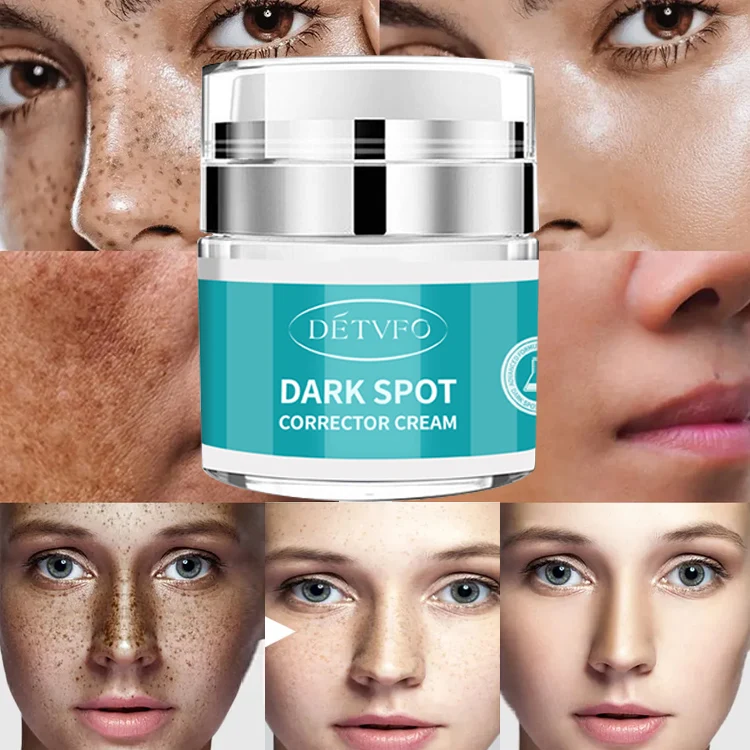 Anti freckle skin lightening strong bleaching collagen whitening cream pigment corrector black spot remover face cream
