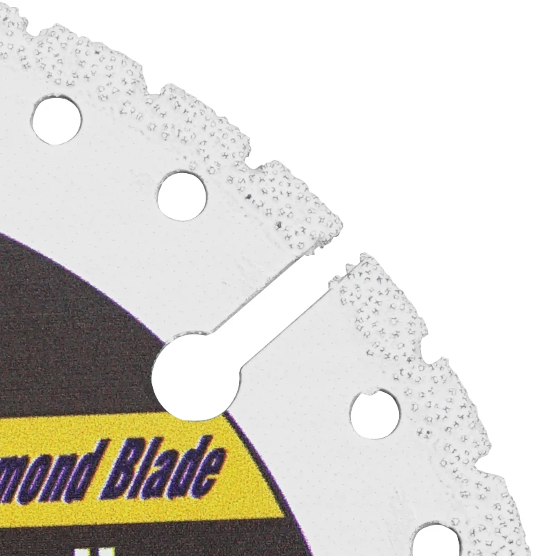 Heat-resistant vacuum brazed diamond blade cutting wheel for multi use wood plastic metal masonry concrete