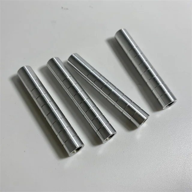 OEM CNC 7075 T6 валы алюминиевая ось токарный длинный алюминиевый