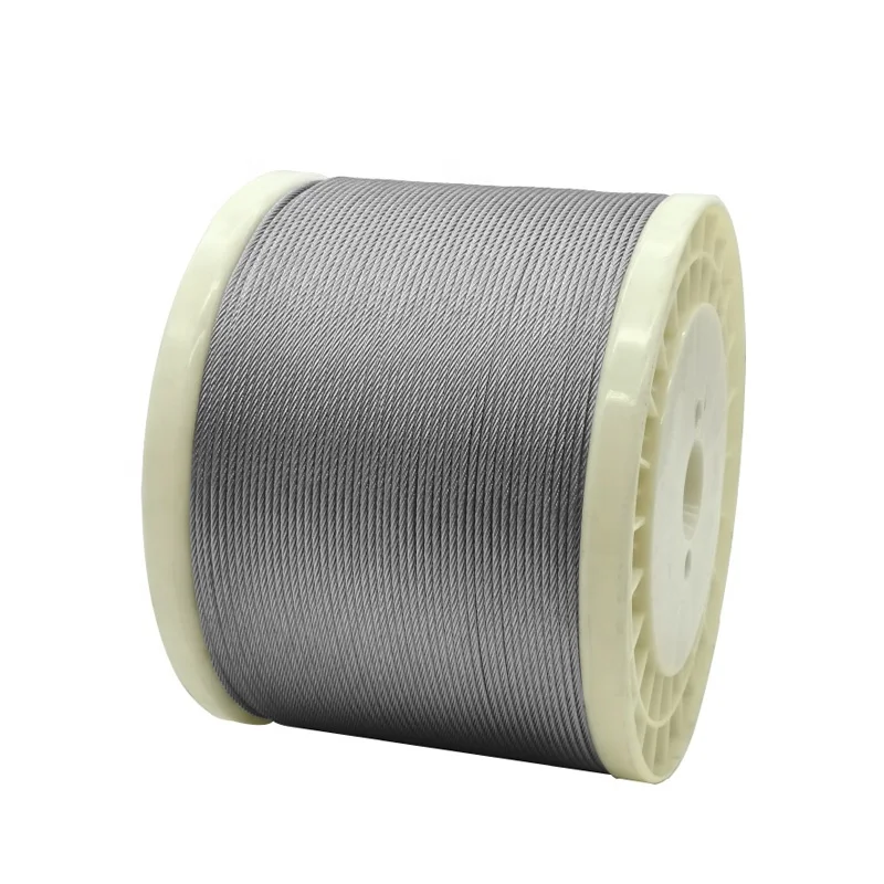 7 * 19 structure  stainless steel  304 wire rope 5.0 mm diameter