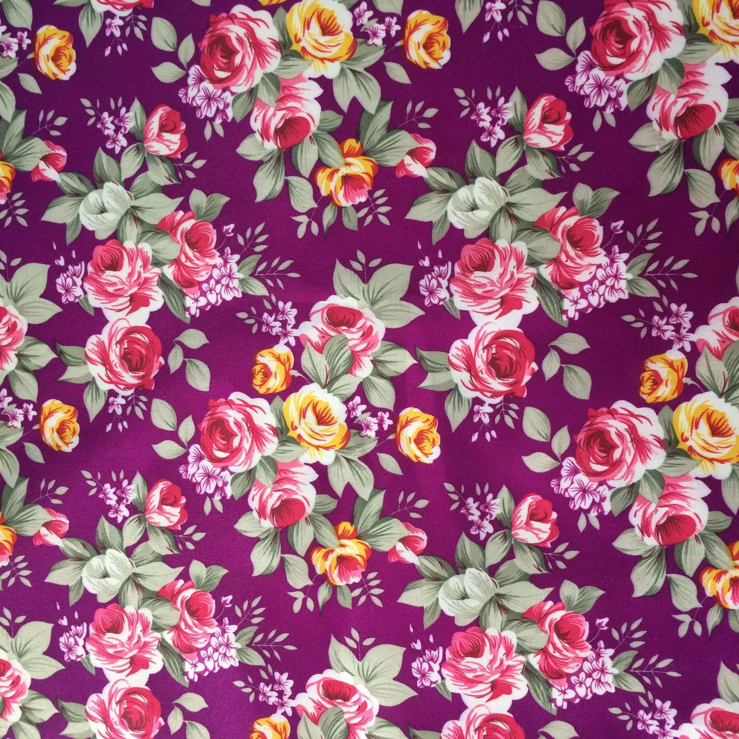 
High Quality 100% Pongee Polyester Peach Skin Printing Recyclable Home Textile Fabric 