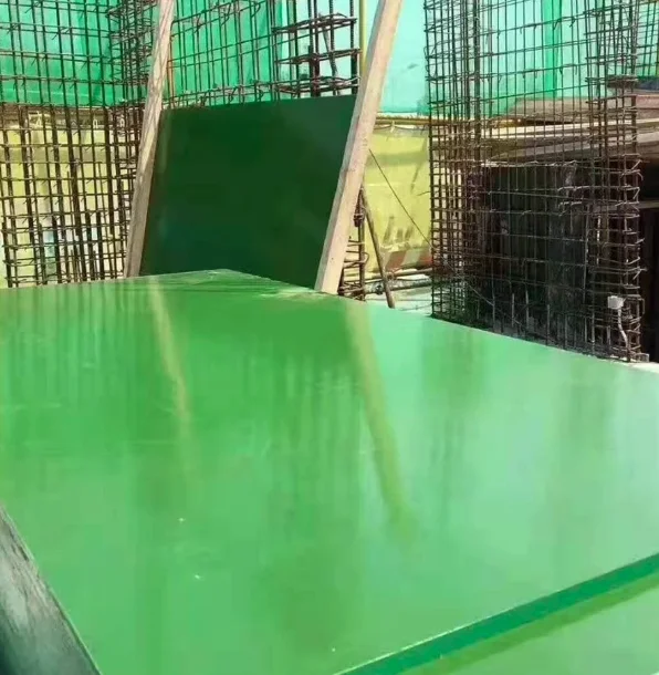 Green pb plastic film faced plywood