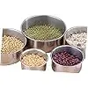 5 Pcs Modern Stainless Steel Warmer Set Kitchen Hot Pot Inner Lid Heatable Casserole Food Storage Container