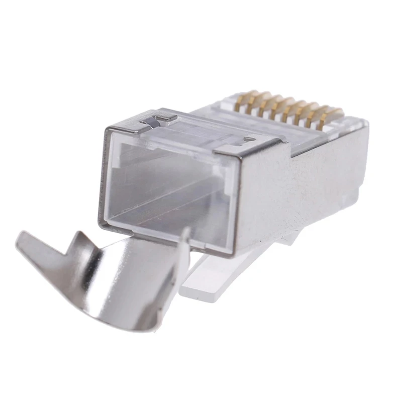 Cat7 RJ45 Connector 1.3mm Crystal Plug Shielded  Connector