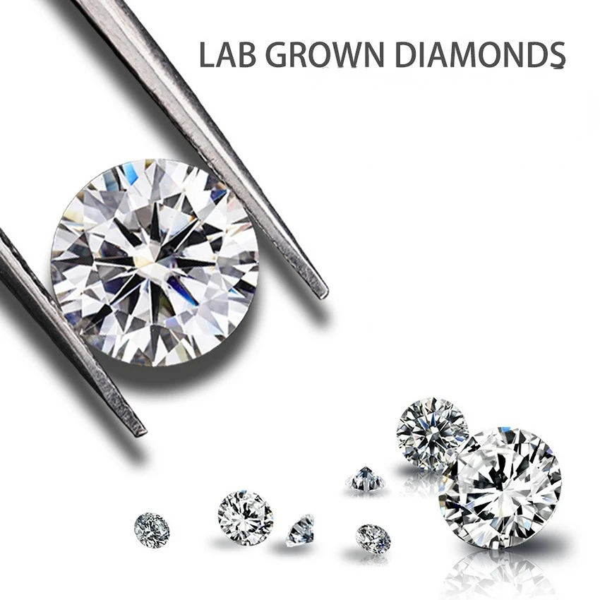 Wholesale Man Made Diamonds 0.01-1 Carat Gia IGI Cvd Loose Diamond for Lab Grown Diamond