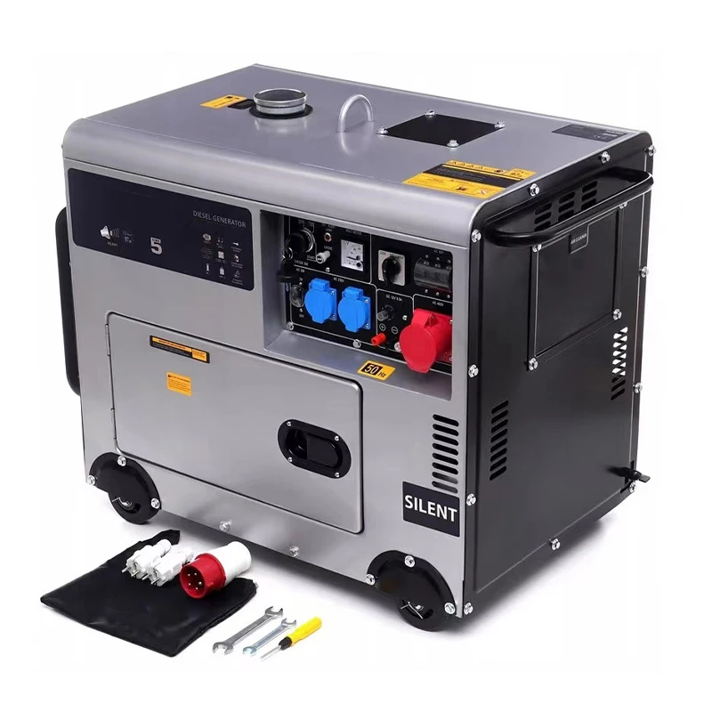 Competitive Price OEM Electric Start Power Alternator 5kw 5kva Diesel Generator Set