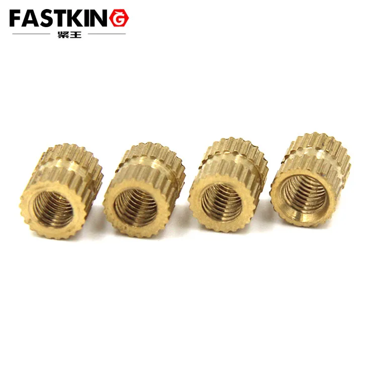 Hot sale Threaded Knurled Brass Insert Nut for plastics