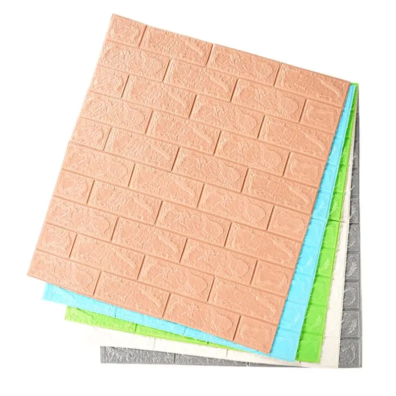 China Cheap Newest 70*77cm XPE Foam 3D Wallpaper DIY Wall Decor Brick Wall Stickers