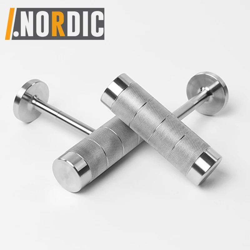304 Stainless Steel Folding Neuro Grips Strength Training - Parallel Workout Stands with Non-Slip Sturdy Structure Board