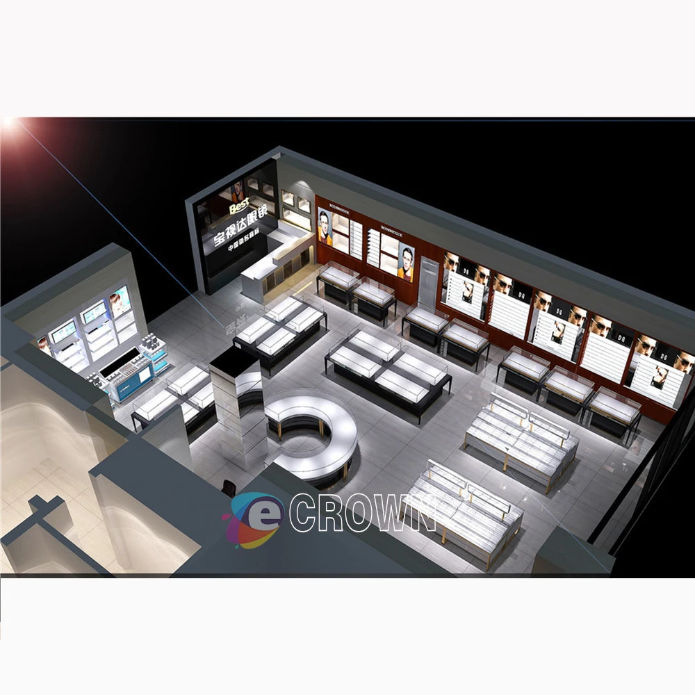 Modern Eyecare Luxury Shop King Queen Optical ODM