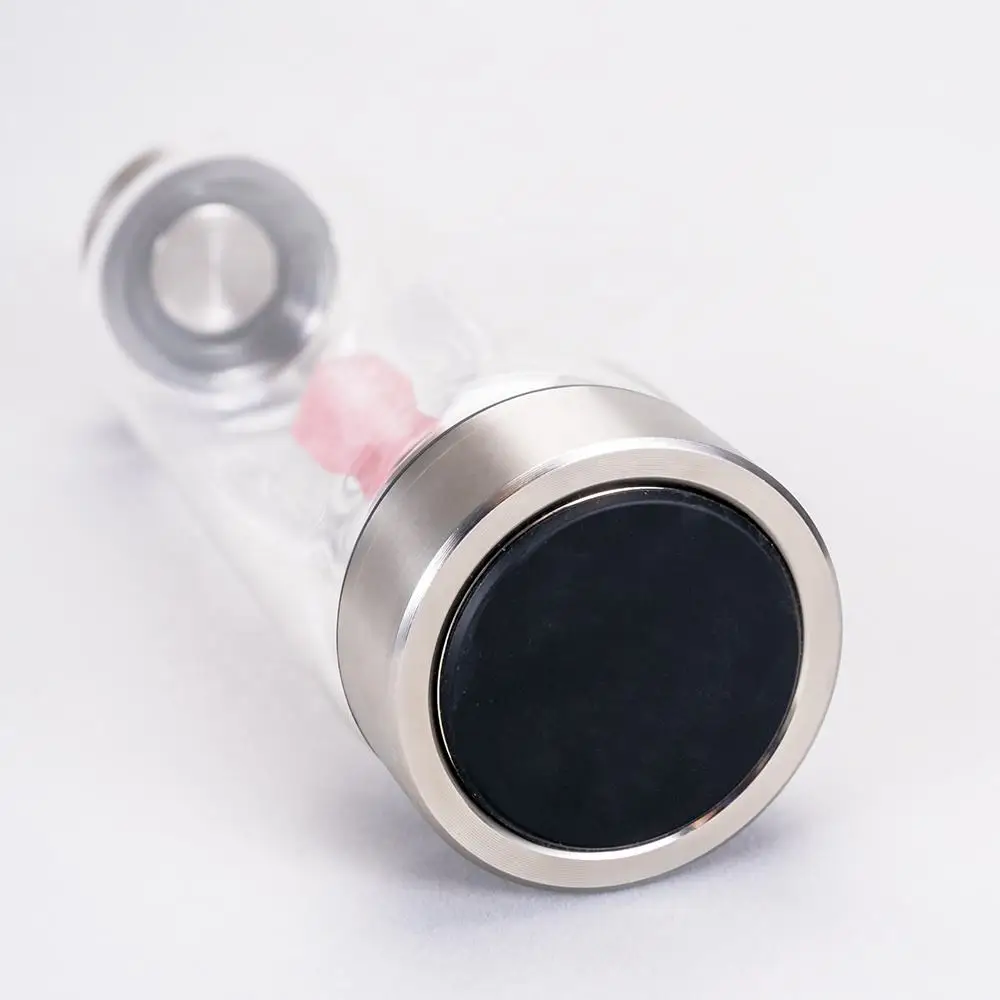 Wholesale Premium 550ml 16oz BPA Free Crystal Infused Water Bottles With Healing Gem Stone UK