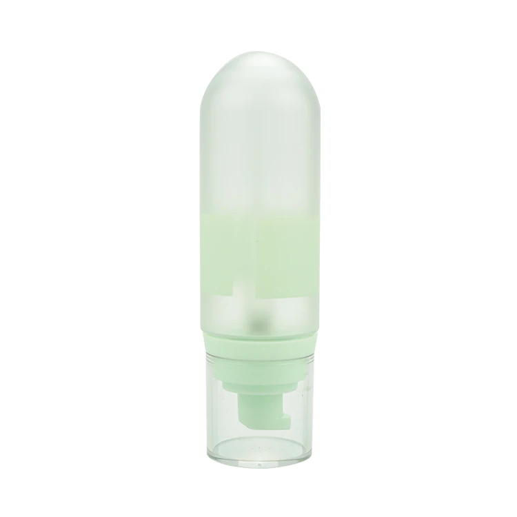 Plastic PET 100 ml lotion serum pump covert inversion bottle