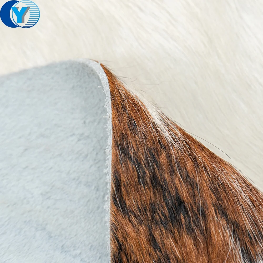 Ins Cattle Cow Hides Natural Leather Bovine Skins Carpets and Rugs with Hair On Natural Shape Custom dyed Wholesale Supply Soft