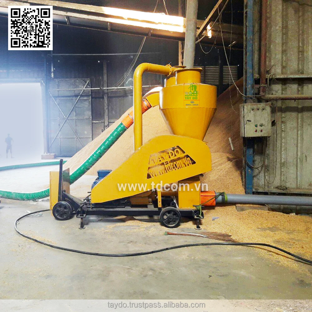 Высококачественная пневматическая вакуумная конвейерная машина для рисовой шелухи, нагрузки из материала со склада в лодку, экономия труда