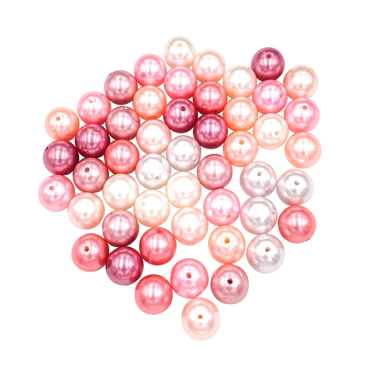 20mm Chunky Bubblegum Beads Jumbo Plastic Beads  Colorful Rhinestone Pearl Beads for Pen Bag Chain Jewelry Making