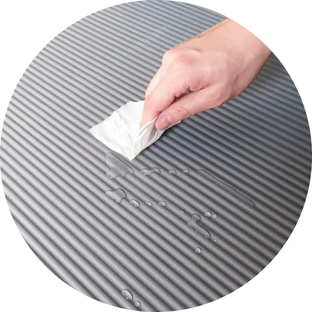 custom logo low price manufacturer TPE NBR PVC exercise training fitness Non-slip bamboo yoga mat