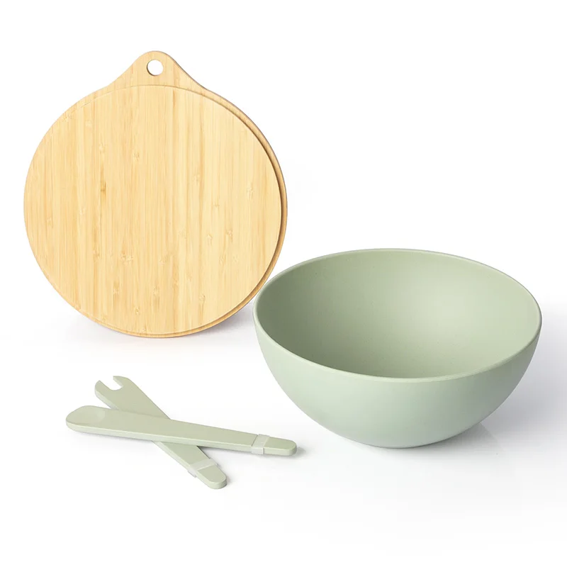 Custom Anti Slip Melamine Bowls Fork And Spoon Set With Embossed Surface For Kitchen And Dining