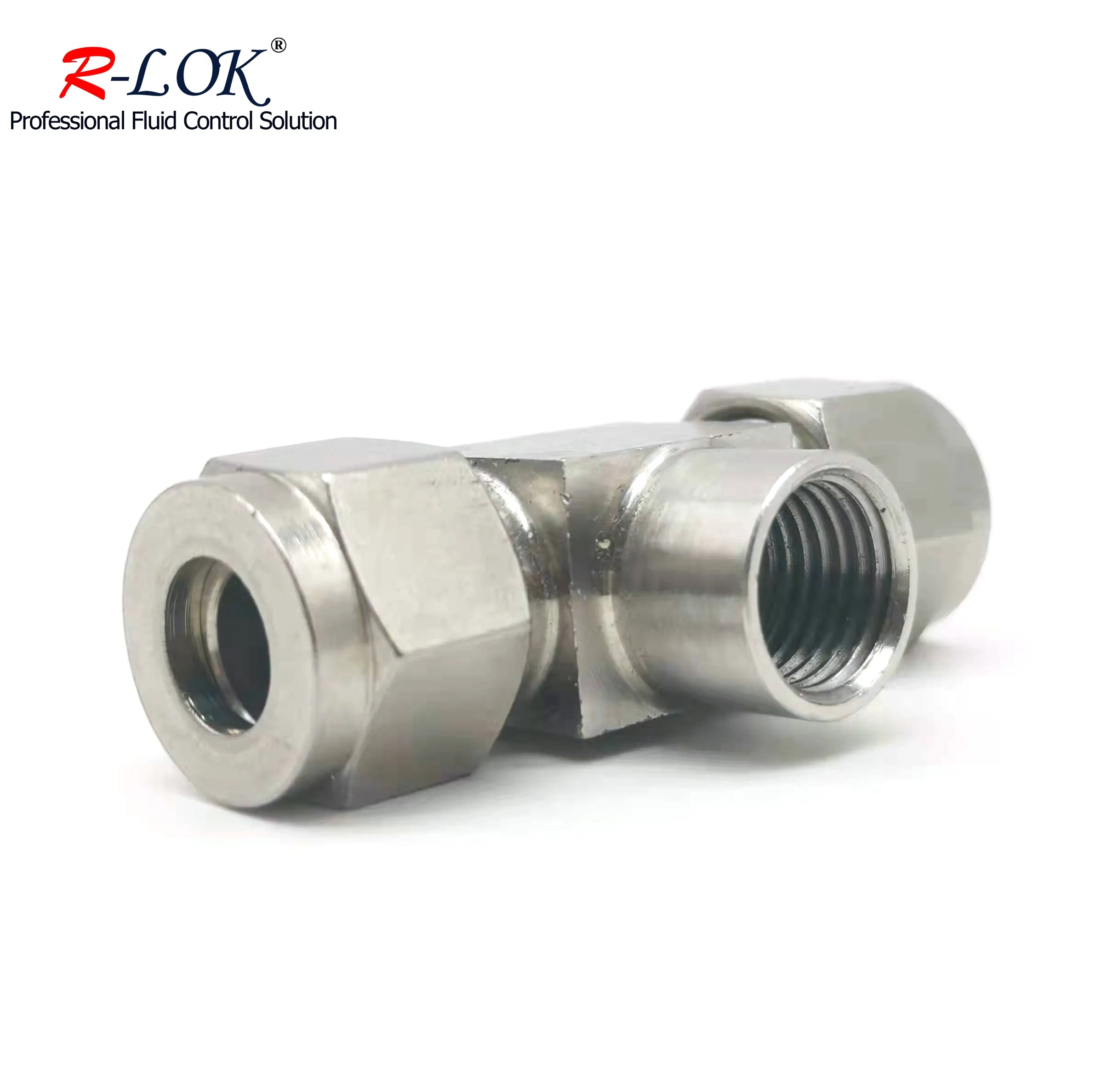 ON SALE Swagelok Tube Fittings Instrumentation Stainless Steel Compression Connector Ss316 Ferrule Female Branch Tee Union