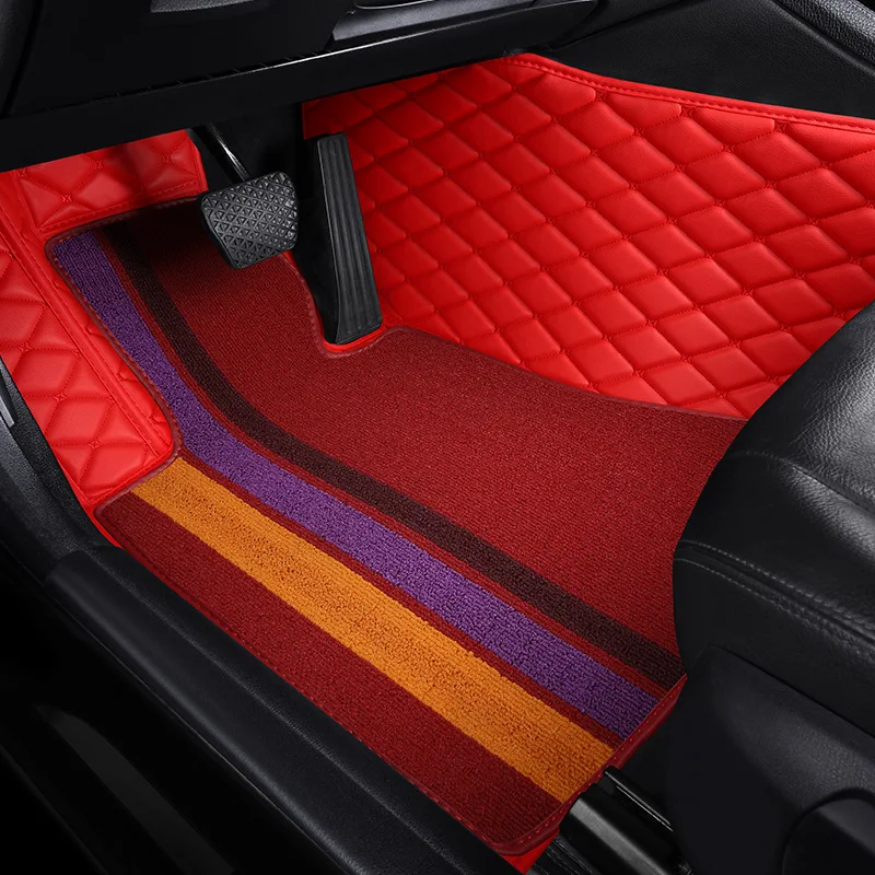 Custom full set all season Car Floor Mat double layer floor mats carpets for car