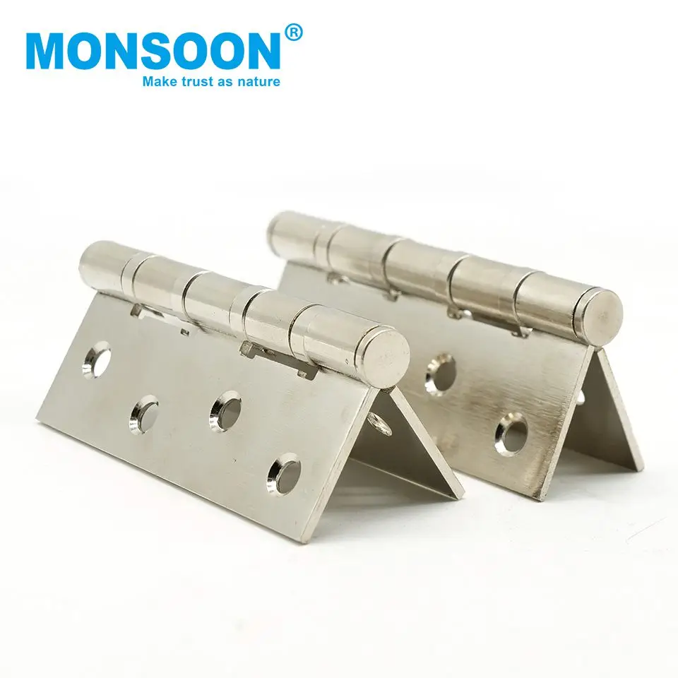 Heavy Duty Gate Corner flush Cabinet Stainless Steel Lash hinge invisible 180 degree hidden door hinges